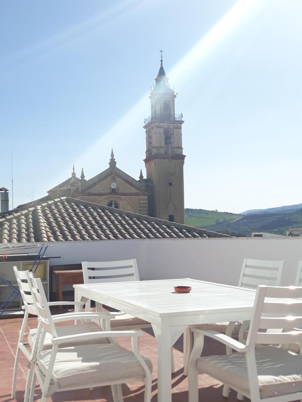 Atico-Plaza Appartement Algodonales Buitenkant foto
